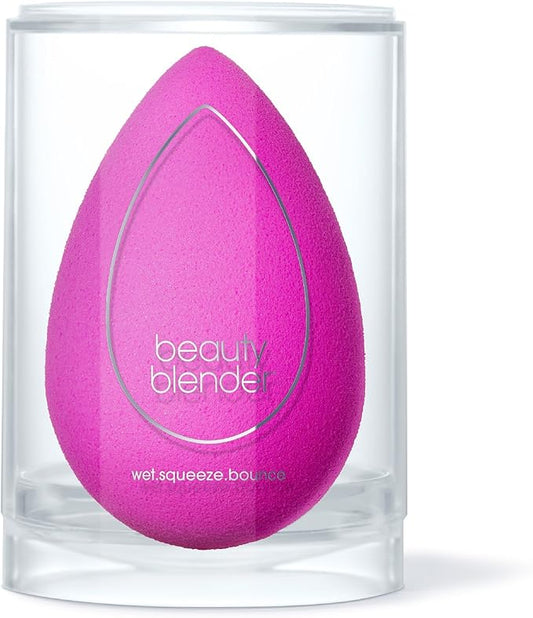 Beautyblender® | Electric Violet Beauty Blender Makeup Sponge, Super-Soft Foam Easily Blends Foundations, Powders & Creams, Made in USA, Reusable, Washable, Streak Free Application, Vegan