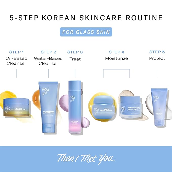 Then I Met You BongΒ² Bounce Cream, Lightweight Gel Cream Barrier Moisturizer with Hallabong Extract, Omega-3 Fatty Acids, Squalane, and Ceramides, Cruelty-Free, Hydration for Oily Skin, 1.69 fl oz