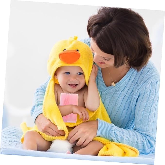 Didiseaon 2pcs Children's Tactile Brush Cradle Cap Nail Scrubber Baby Brush Scrub Brush Kids Hair Brush Silicone