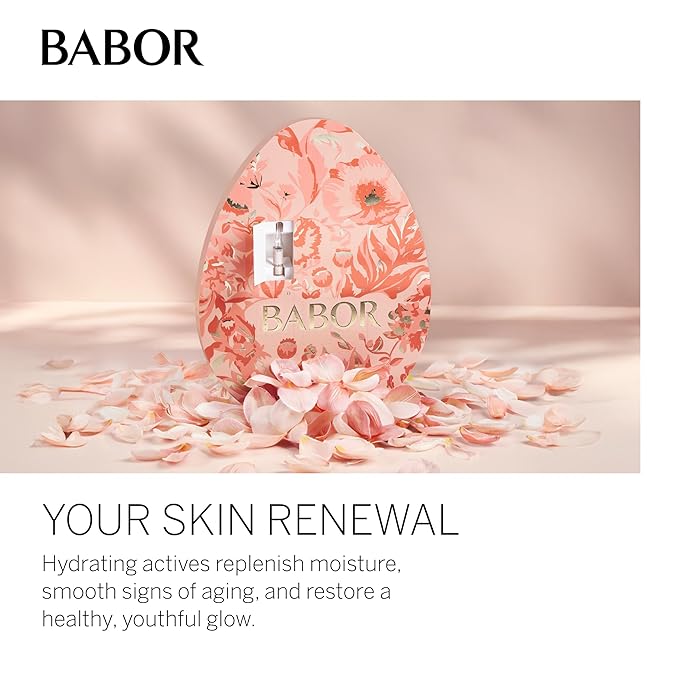 BABOR Spring Egg with 14-Day Hydrating & Anti-Aging Ampoule Treatment for a Radiant Complexion, Best for Dry Mature Skin Looking for a Spring Refresh
