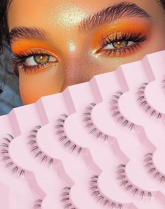 Bottom Eyelashes False Lower Lashes Fake 7 Pairs Bottom-9