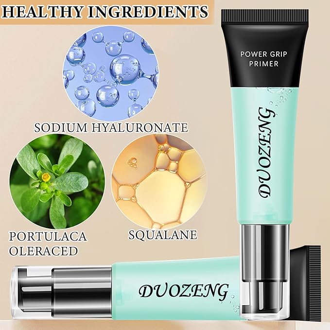 One Step Color Corrector,Natural Isolation Cream,Face Primer Makeup Moisturizer,Oil Control & Moisturizing Skin Tone Correcting Primer Concealer Foundation Set C