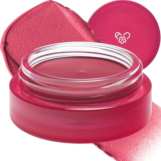AOU FLOOFY MATTE BALM Tinted Balm Blusher for Lips and Cheeks 0.15Oz (05 Candy Balm)