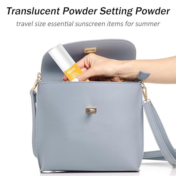 Mineral Sunscreen Setting Powder SPF 35,Medium,Brush on Powder Sunscreen for Face, Oil Control Natural Finish,Lightweight Breathable for Face,Scalp & Hair(Medium)
