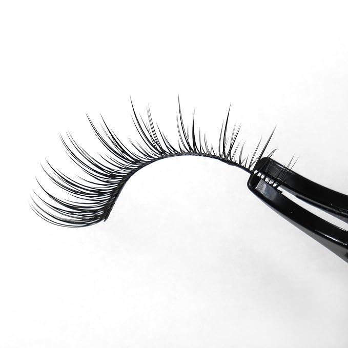 MissamΓ© COY Deluxe Professional False Eyelashes Set Handmade with Premium Synthetic Fibers, Black, 3 Pairs