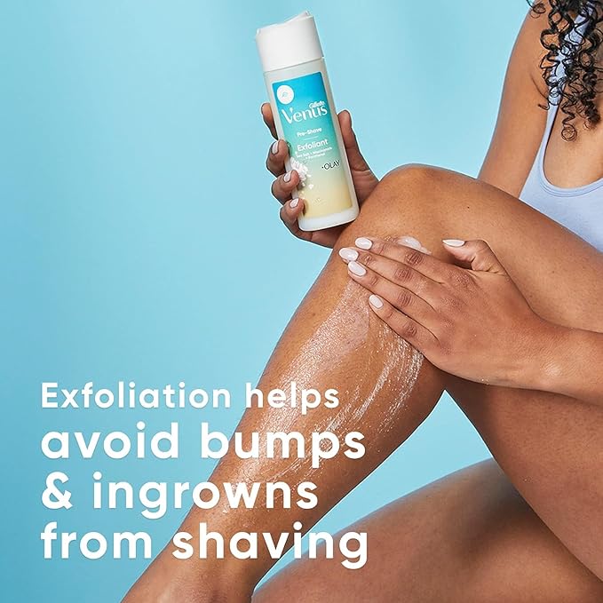 Gillette Venus Women's Exfoliant Scrub, Pre-Shave Sea Salt Exfoliant Scrub β 6.7 oz