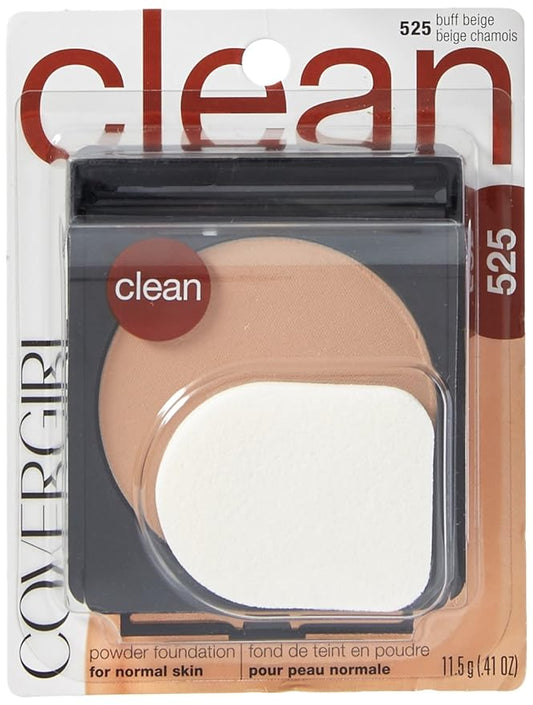 COVERGIRL Clean Powder Foundation Buff Beige 525.41 Ounce (packaging may vary)