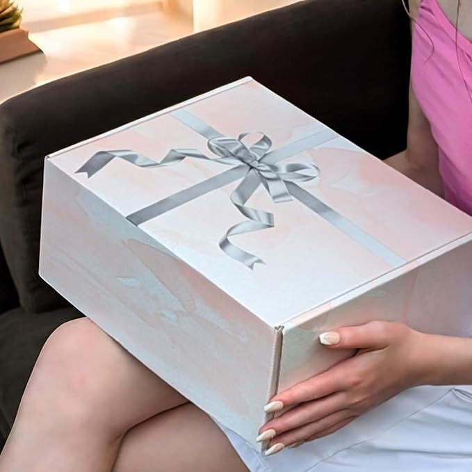 Hair Care Gift Set for Women – 8-Piece Spa Accessories Box with Detangler Brush, 3 Microfiber Towels, 3 Satin Scrunchies & Scalp Massager Shampoo Brush - Hair Styling & Self-Care Gift