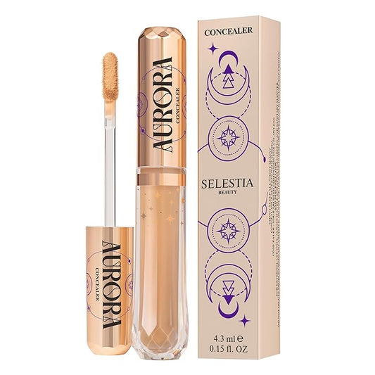 Under Eye Concealer for Dark Circles โ Blendable & Long-Lasting Makeup ะกoncealer โ Seamless Finish โ 0.15 Fl Oz (Caramel)