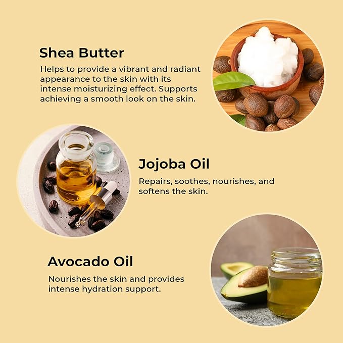 Body Scrub for Exfoliating with Moisturizing Shea Butter | 100% Vegan | Natural Mixing Fruit Extract | Perfect Exfoliator for All Body Parts such as Face, Foot, Hand