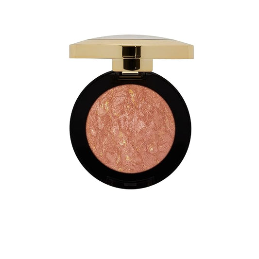 Milani Baked Blush, Powder Blush for Cheeks, Cruelty Free Makeup - Shape, Contour & Highlight Face for a Shimmery or Matte Finish -Rose D'oro