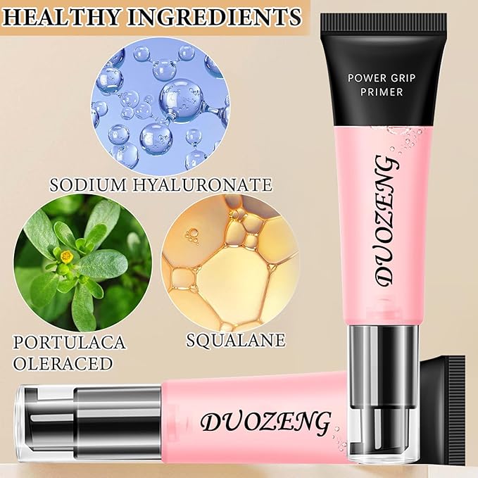 One Step Color Corrector,Natural Isolation Cream,Face Primer Makeup Moisturizer,Oil Control & Moisturizing Skin Tone Correcting Primer Concealer Foundation Set D