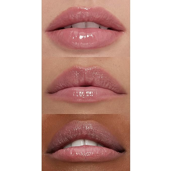 e.l.f. Lip Plumping Gloss, Hydrating, Nourishing, Invigorating, High-Shine, Plumps, Volumizes, Cools, Soothes, Sparkling RosΓ©, Shimmer, 0.09 Oz