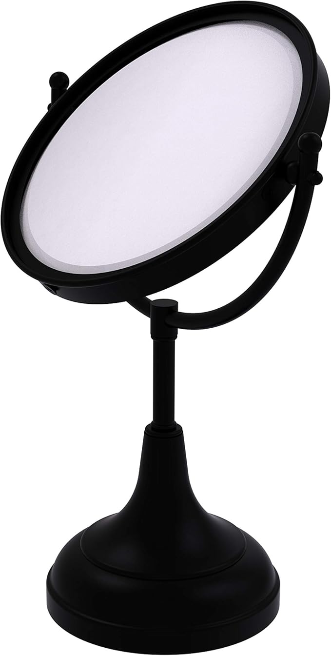 Allied Brass DM-2/3X-BKM 8-Inch Mirrow with 3X Magnification, 15-Inch H, Matte Black