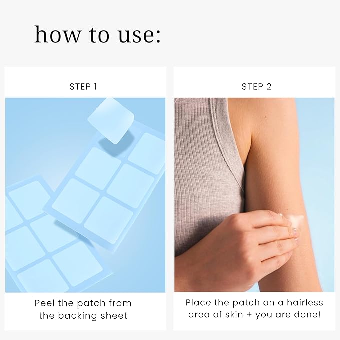 Focus Patch | Ginkgo Biloba, Acetyl-L-Carnitine, Bacopa, Magnesium L-Threonate, Green Tea | 30 Patches