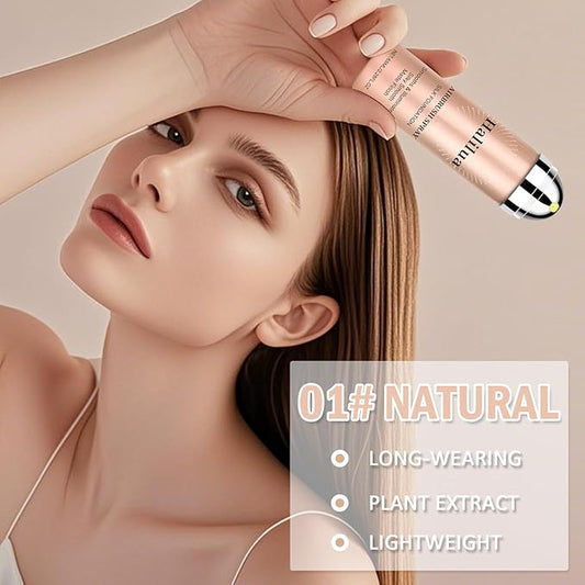 Airbrush Foundation Makeup Spray, Mini Travel Makeup,Silk Airbrush Flawless Setting Spray,Long-lasting&Waterproof Foundation for Smooth Radiant Creamy Skin,Breathable Anti-aging(01# Natural)