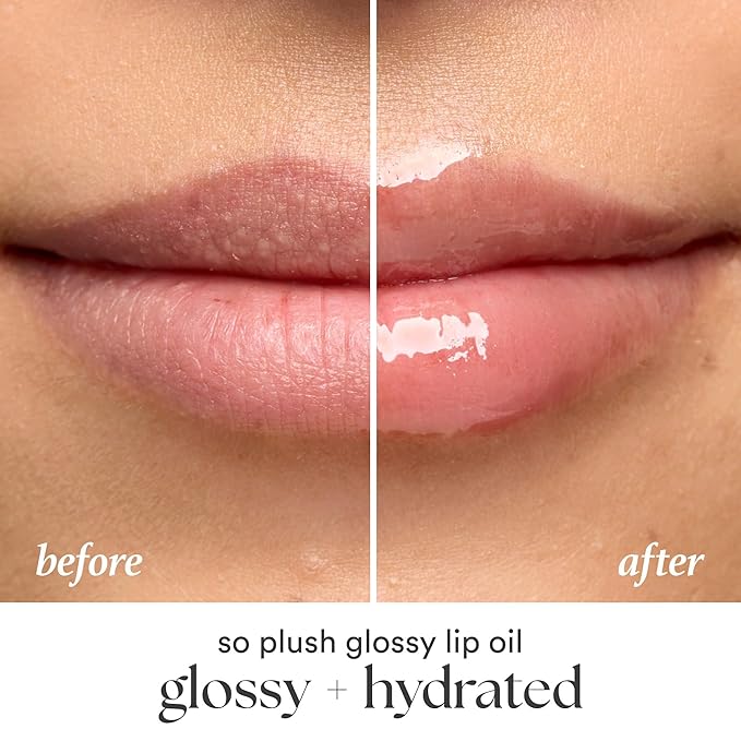 Julep So Plush Lip Oil, Hydrating Lip Treatment, Sheer Color & High-Shine Finish, Infused With Jojoba Oils, Apricot and Avocado, Vegan & Cruelty-free, Hot Pink