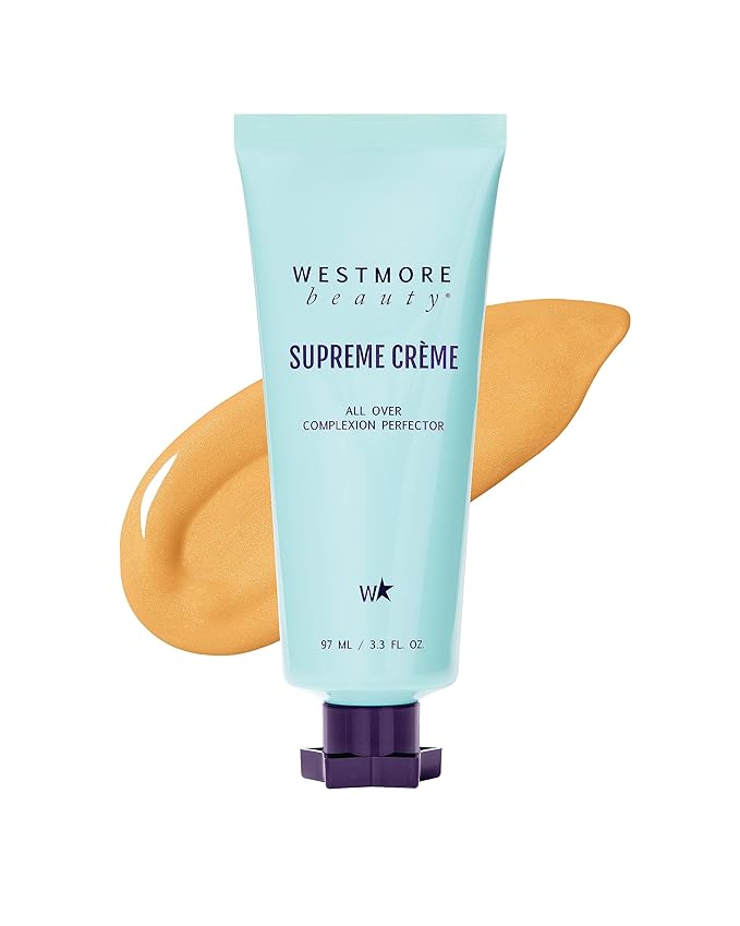 Westmore Beauty Supreme Creme All-Over Complexion Perfector β Long-Lasting CC Cream Foundation - Waterproof & Transfer-Resistant Skin Tint - 3.3 Oz (Medium)