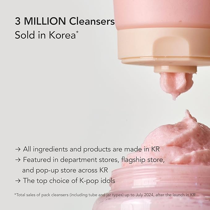 WHIPPED Cream Facial Cleanser Mugtree - Mugwort & Teatree Face Wash - For Oily Skin, Sebum & Pore Care - Moisturizing Face Cleanser, Niacinamide, Hyaluronic Acid, Vegan Korean Skincare, 4.5 oz
