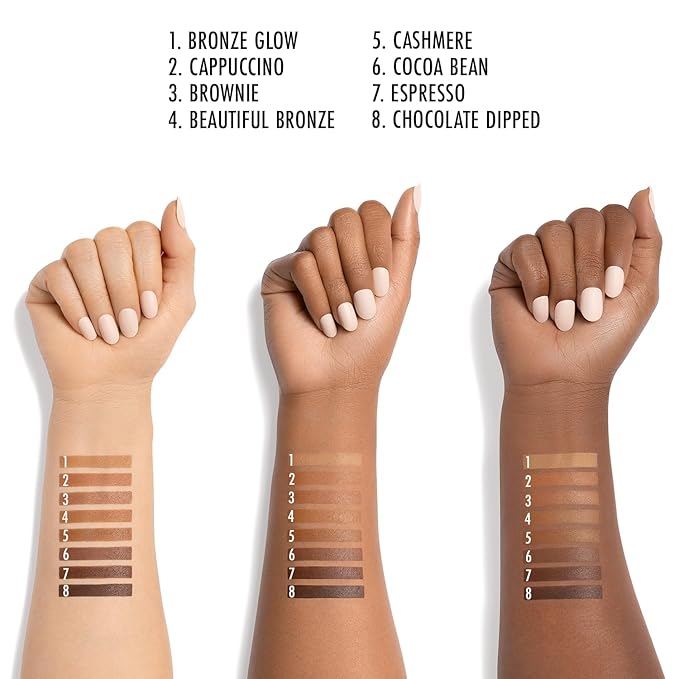 Black Radiance Color Perfect Foundation Stick with Soft Brush Applicator Duo β Buildable, Blendable Versatile Pigment-Rich Formula - Bronze Glow