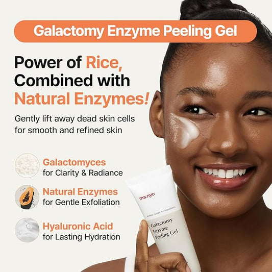 ma:nyo Galactomy Enzyme Peeling Gel | Gentle Exfoliator for Smooth & Radiant Skin | Removes Dead Skin & Impurities | Suitable for All Skin Types,Korean Skincare | 2.5fl oz (75ml)