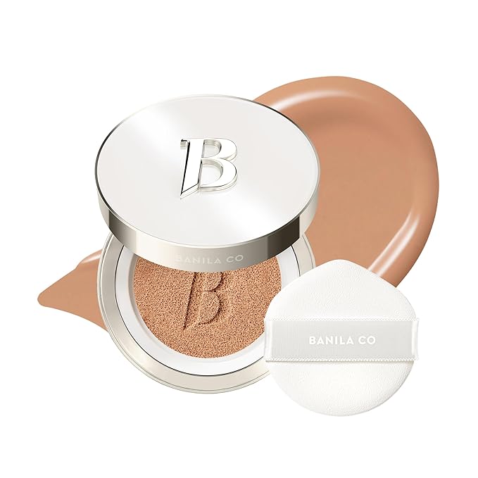 BANILA CO Covericious Ultimate Cover Cushion | Up to 100HR Long-Wear Foundation | 20 Shades for All Skin Tones | Matte & Lightweight Finish | Korean Cushion Foundation (14g / 0.49 oz), 32C MAPLE