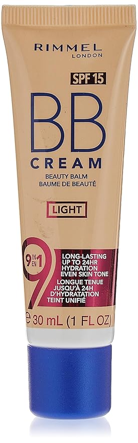 Rimmel London BB Cream with Brightening Effect, Light, 30ml, Pink