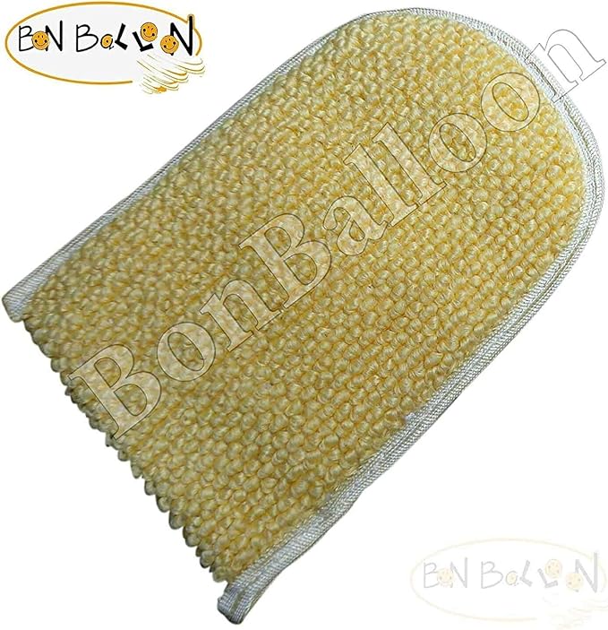 3 Pack 7" x 5.8" (17.5 x 14.5 cm) Bath Loofah Luffa Loffa Lofa Loofa Pads Pad Mitt Bath Pouf Mesh Exfoliating Shower Egyptian Scrubber Sponge 100% Natural Organic SPA Beauty Body Luxurious Premium