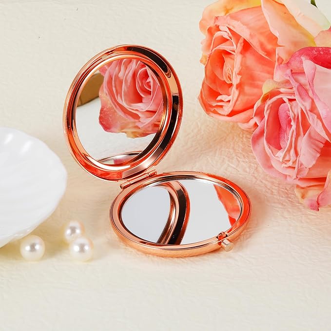Valentines Day Gifts for Granddaughter from Grandma, Granddaughter Valentines Compact Mirror Gifts, To My Granddaughter Gifts Birthday Gifts, Inspirational Gifts for Granddaughter Pocket Mirror Gifts