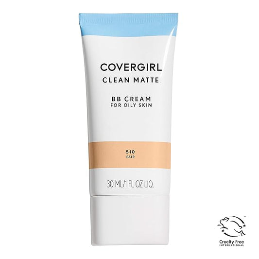 COVERGIRL Clean Matte BB Cream For Light & Medium Skin, Oil-Free, 2-Pack