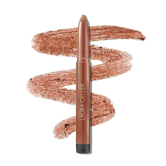 LAURA GELLER NEW YORK Kajal Longwear Kohl Eyeliner Pencil - Clove Kohl - Caffeine and Vitamin E - Smooth & Blendable Liner - Built-In Sharpener