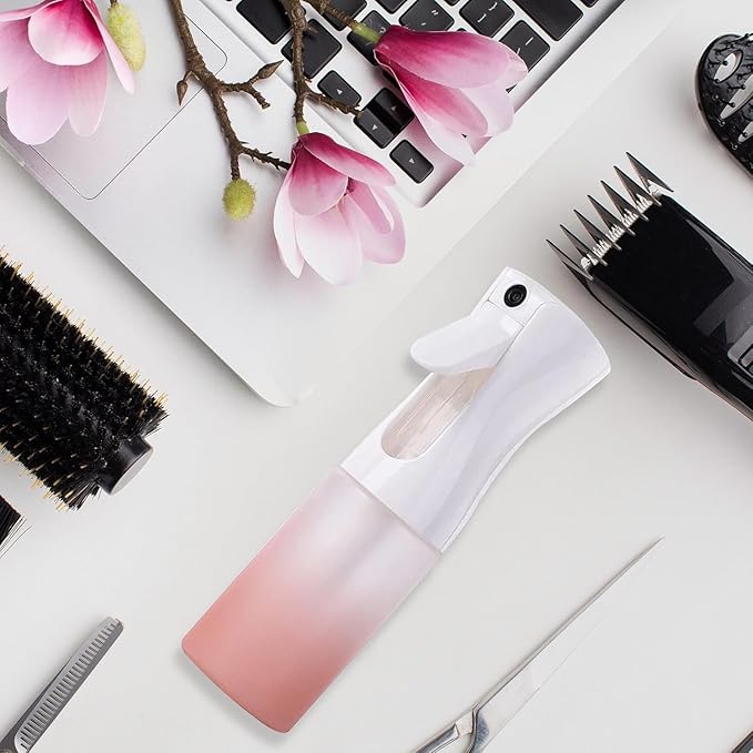 Continuous Water Mister Spray Bottle for Hair - Continuous Spray Nano Fine Mist Sprayer - Empty Spray Bottle - Reusable Beauty Spray Bottle - Cleaning, Hairstyling & Plants - 5oz/150ml (Variety Pack)