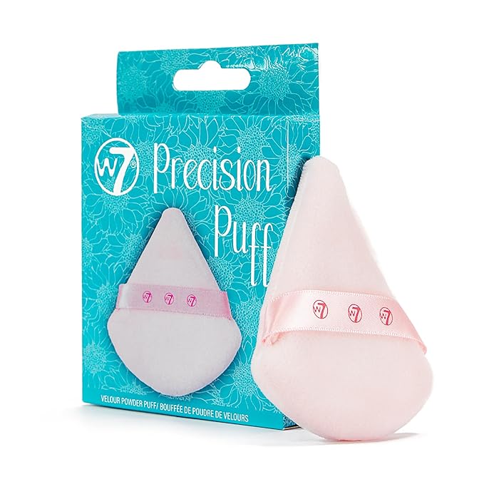 W7 Set It Up Loose Setting Powder & Precision Puff – Translucent, Feather-Light Finishing Powder & Soft Puff for a Flawless, Matte Finish – Easy, Mess-Free Application for Every Makeup Lover!