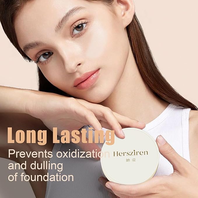 Translucent Loose Setting Powder, Lightweight, Long-Lasting Matte Finish Face Powder, Oil Control, Pore-Minimizing, Talc-Free Makeup, 10g, Shimmer Sheer