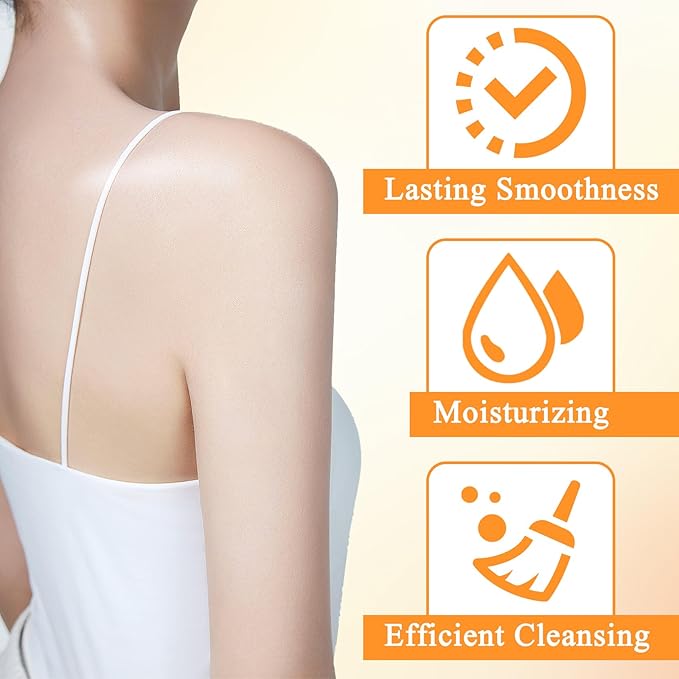 2PCS Orange Face Exfoliating Gel Scrub,Gentle Exfoliating Face Wash,Deep Cleansing Moisturizing Peeling Gel Face Scrub for All Skin Types