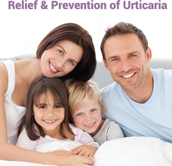 Urticaria Cream, Fast Acting Relief of Hives, Allergic Rashes, Itchy Skin, Redness, Swelling, Anti Fungal Hives Cream with All Natural Herbal Ingredients, 3.53 Oz