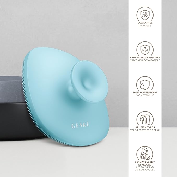 Body Brush | 4 in 1 | Cleansing Brush for The Entire Body | Professional Deep Cleaning | Soft Silicone Bristles | Ergonomic Two-Finger Design | Cleanses & Massages