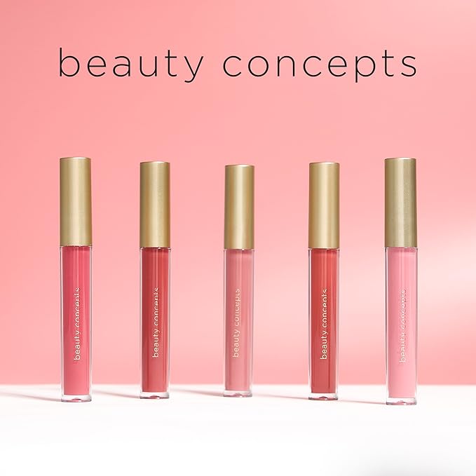 Beauty Concepts Lip Gloss Collection β Shimmering, Glossy Lip Makeup Set for a Radiant Finish, Pink