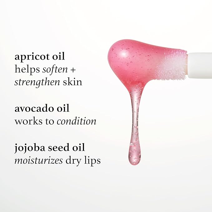 Julep So Plush Lip Oil, Hydrating Lip Treatment, Sheer Color & High-Shine Finish, Infused With Jojoba Oils, Apricot and Avocado, Vegan & Cruelty-free, Rosy Glow