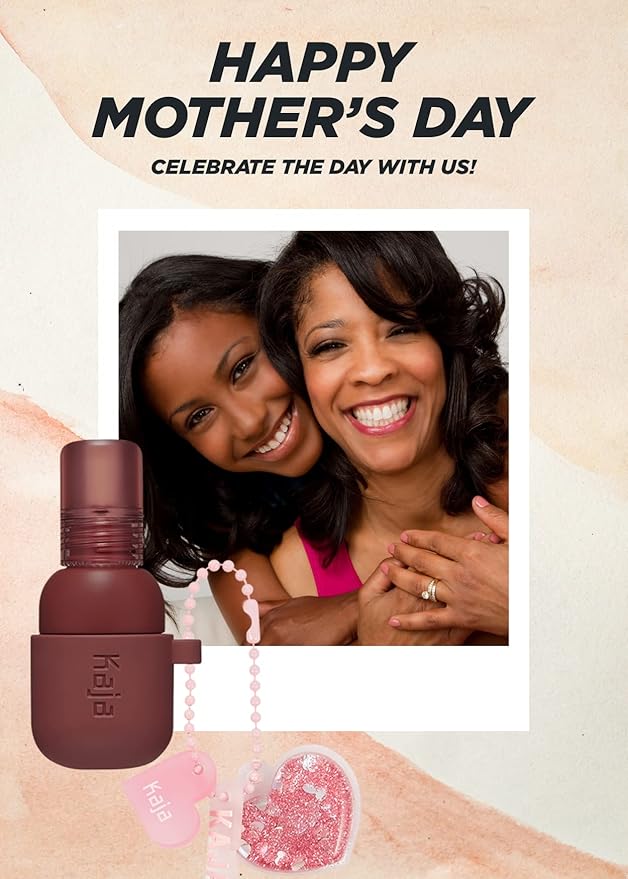 Kaja Lip & Blush Glazed Keychain Stain - Jelly Charm 06 Mocha Glaze | with Triple Berry Complex, Lemon Fruit Extract & Olive Squalane, Hydrating, Long Lasting Lip Tint