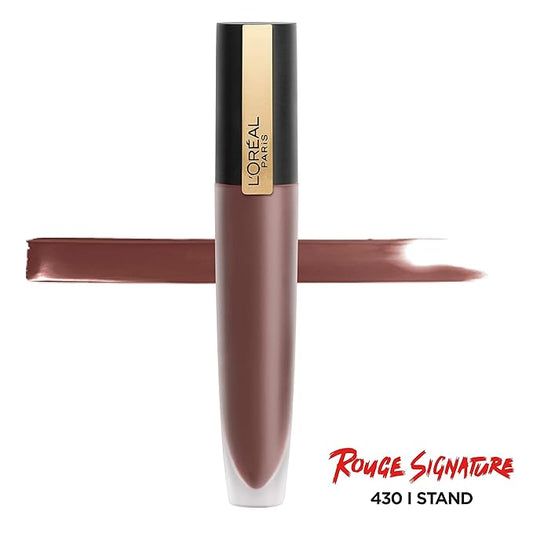 LβOrΓ©al Paris Makeup Rouge Signature Matte Lip Stain, I Stand