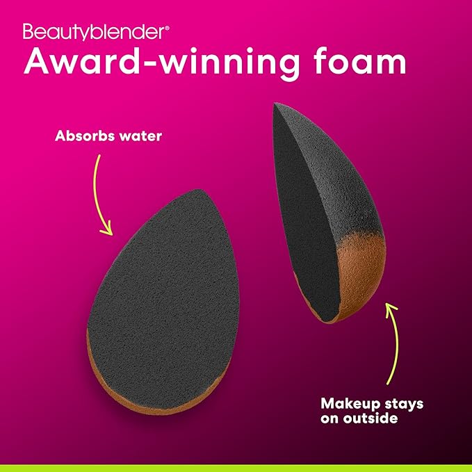 Beautyblender® | Pro Blender Makeup Sponge | Blend Liquid Foundations, Powders and Creams | Streak Free Application | Vegan, Cruelty Free | Made in USA
