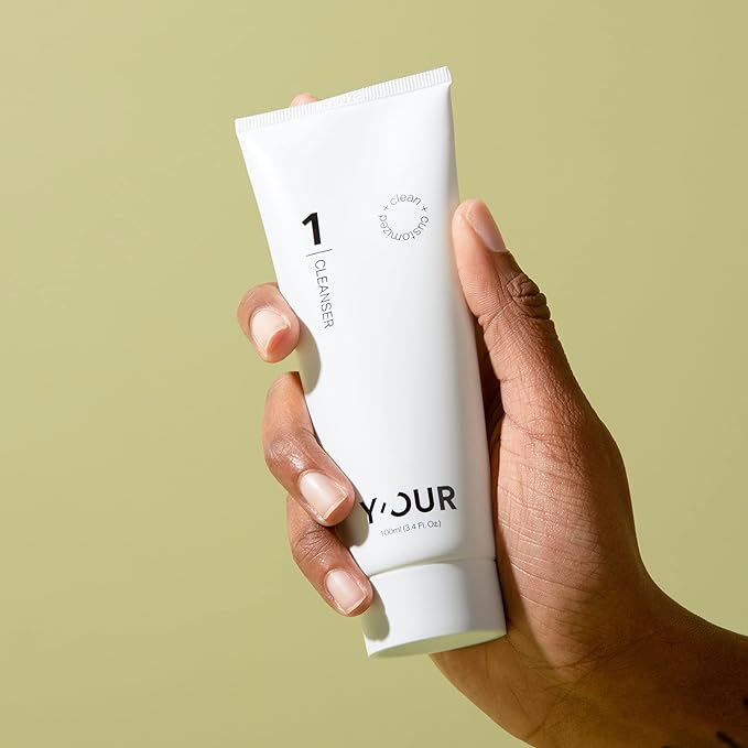 Y'OUR Acne Skincare Kit for Adults β 5-Step System with Cleanser, Day Cream, Serum, Night Cream & Mask β Fights Breakouts & Blemishes β Hydrating & Non-Comedogenic Formula