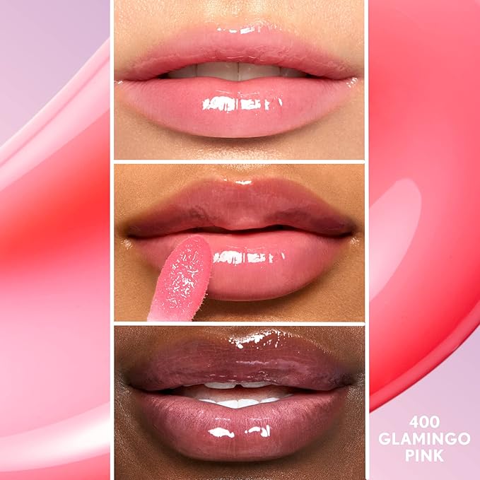 COVERGIRL Clean Fresh Yummy Gloss β Lip Gloss, Sheer, Natural Scents, Vegan Formula - Glamingo Pink