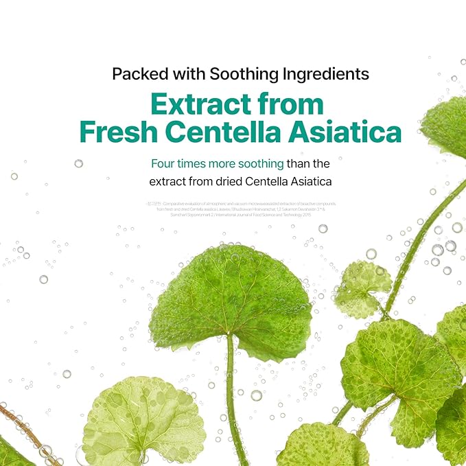 Cell Fusion C Cica Calming Down Cream, Redness Relieving Moisturizer for Sensitive Skin, Green Color Correcting, Centella Asiatica, 50ml / 1.69 fl.oz