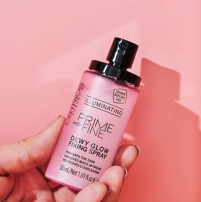 Catrice | Prime & Fine Illuminating Dewy Glow Spray & Perfector Poreless Primer Bundle | Full Coverage Makeup | Vegan & Cruelty Free
