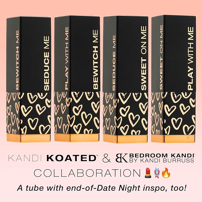 Kandi Koated Date Night Lipstick - Special Edition Creamy Matte Lip Color Kandi Burruss | Luxurious Packaging | Creamy Texture, Rich Colors, Paraben-Free, Cruelty-Free Lipstick | Beauty & Makeup