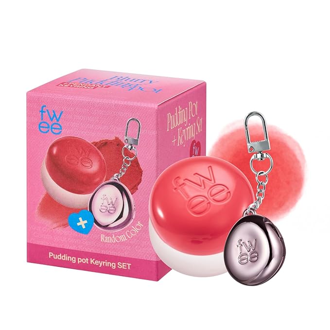 Blurry Pudding Pot + Keychain SET | Airbrushed Blush & Lip, Buildable Pigment, Long-lasting, Lightweight, Easy to Blend, Natural Soft Matte Finish Makeup β Boy (Bright Coral) | 0.17 oz