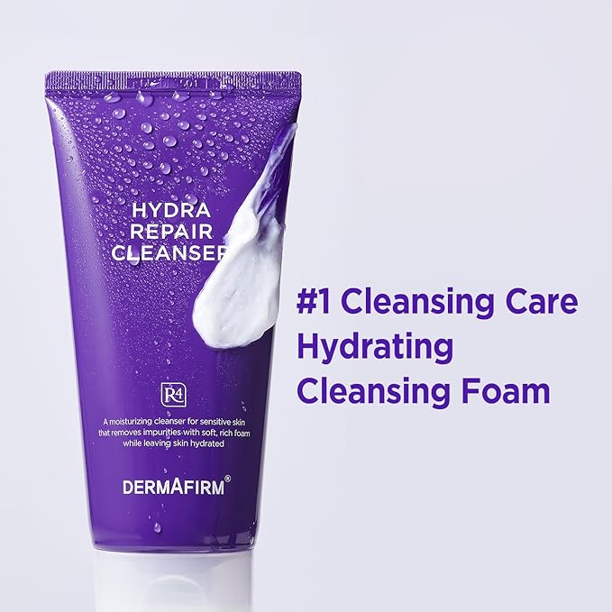 Dermafirm Hydra Repair Cleanser R4 Perilla Purple 150g β Hydrating and Soothing Facial Cleanser for Sensitive Skin