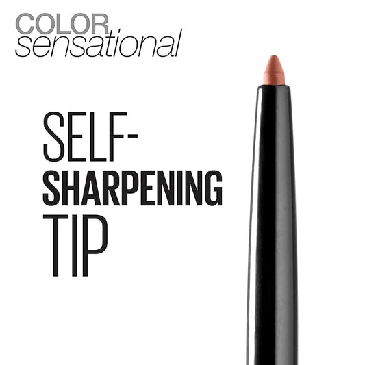 Maybelline Color Sensational Shaping Lip Liner with Self-Sharpening Tip, Very Cherry, Red, 0.01 oz (Pack of 5)